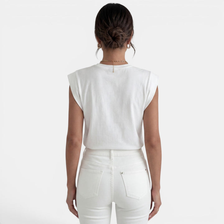 Camisa Mujer Sin Mangas Fluida