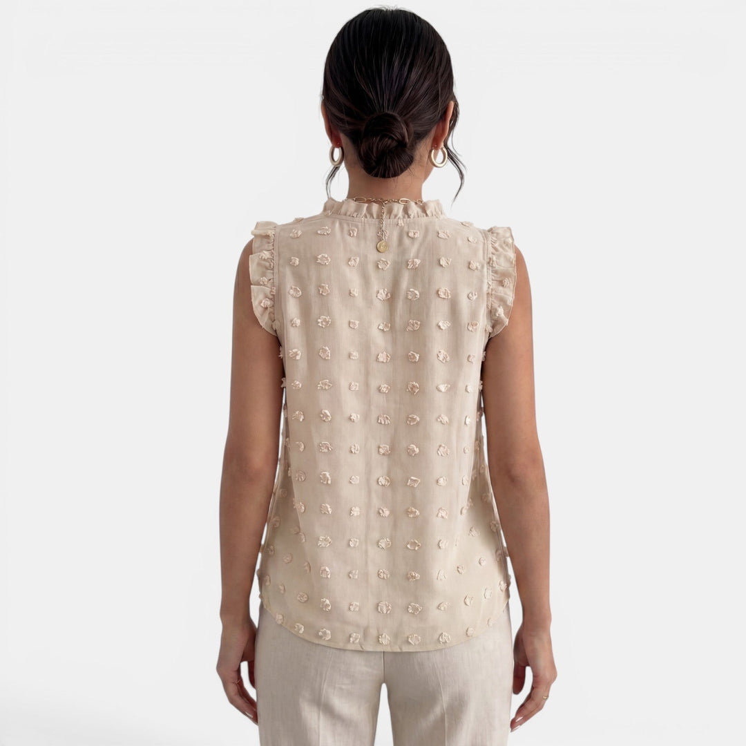 Blusa Mujer Volantes Elegante
