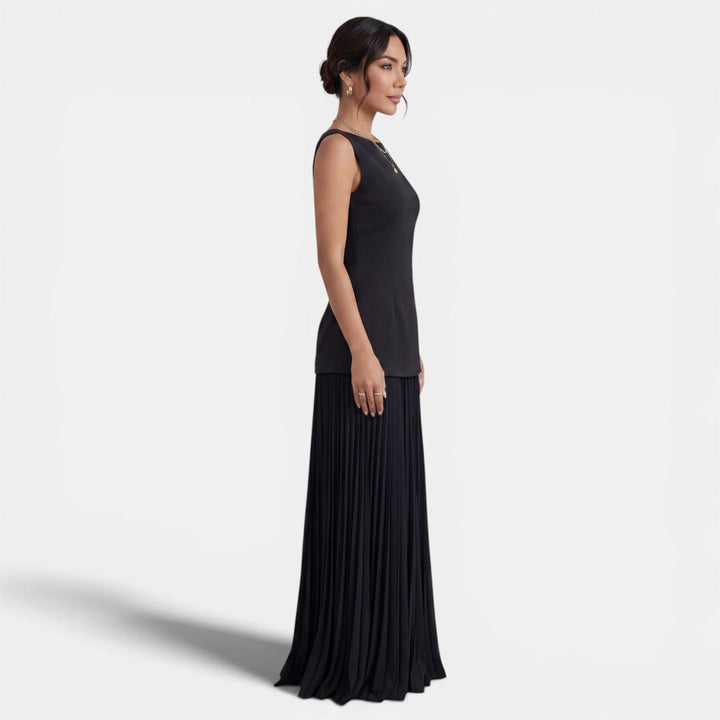 Conjunto Mujer 2 Piezas Vestido Plisado