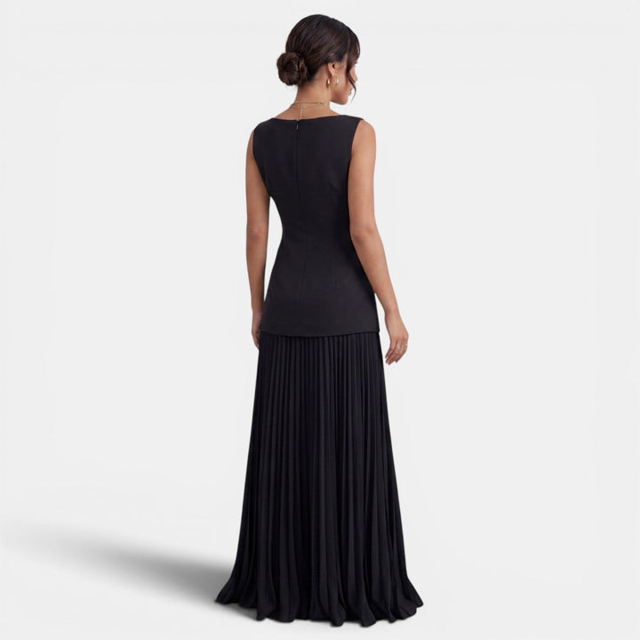 Conjunto Mujer 2 Piezas Vestido Plisado
