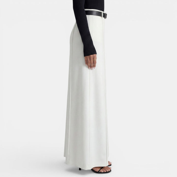 Falda Larga Blanca Verano
