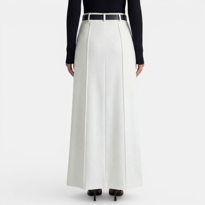 Falda Larga Blanca Verano