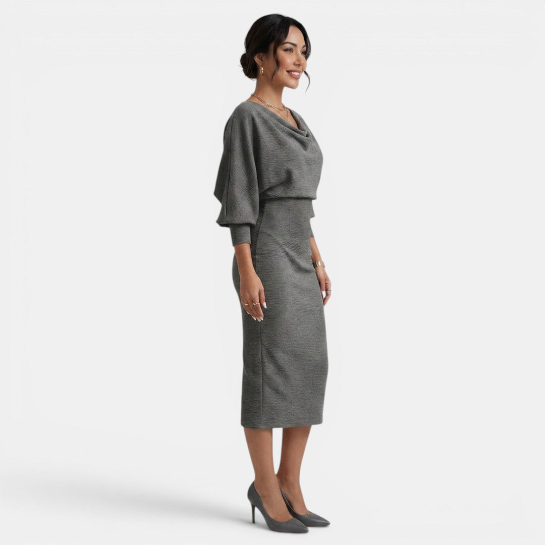 Vestido Corto Mujer Verano Lazo Grande y Perlas