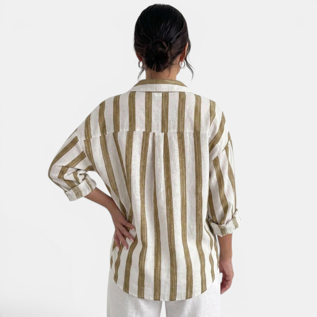 Camisa Oversize Rayas Mujer