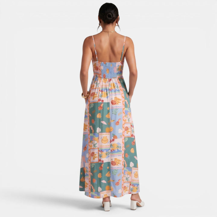Vestido Largo Estampado Verano