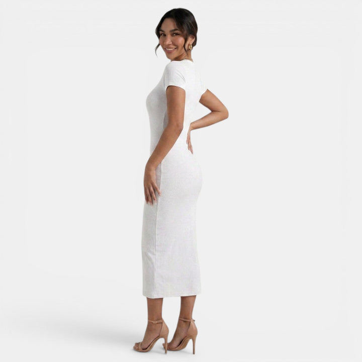 Vestido Midi Mujer Elegante Verano