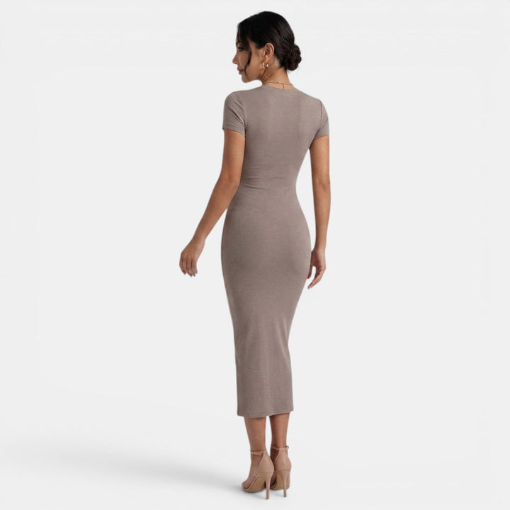 Vestido Midi Mujer Elegante Verano
