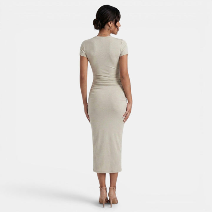 Vestido Midi Mujer Elegante Verano