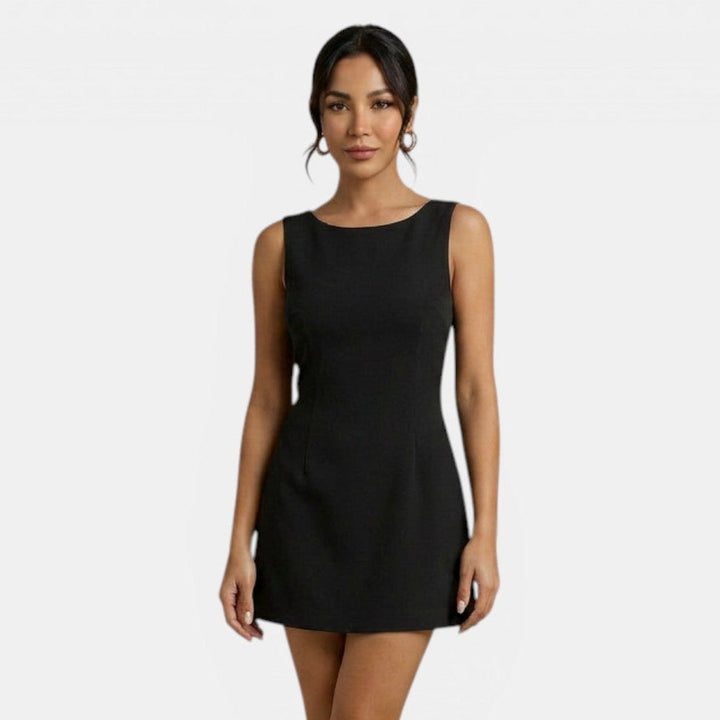 Vestido Mini Mujer Sin Mangas