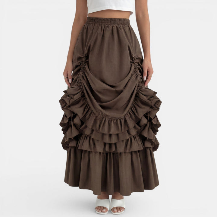 Falda Gótica Larga Vintage Mujer
