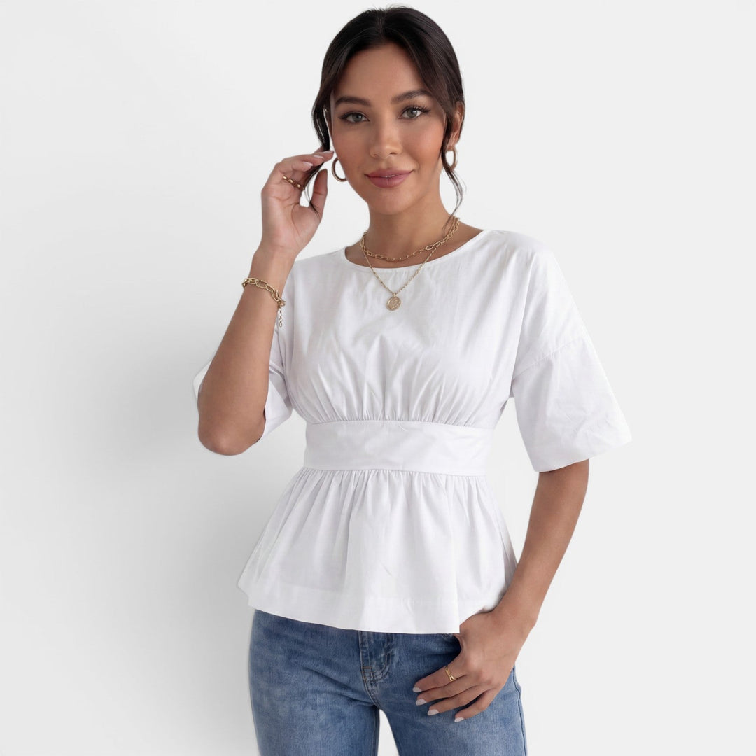 Camiseta Verano Espalda Abierta Mujer