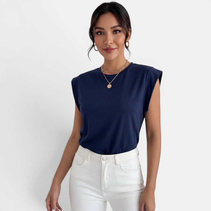 Camisa Mujer Sin Mangas Fluida
