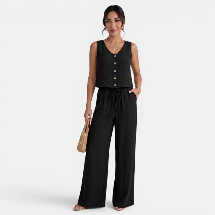 Conjunto Mujer Verano 2 Piezas Sin Mangas