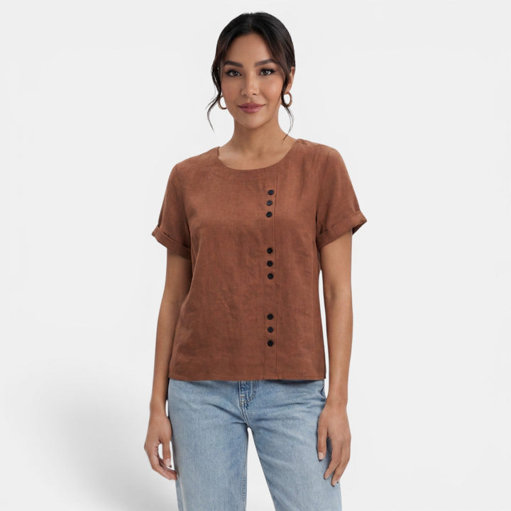 Camiseta Mujer Algodón Manga Corta