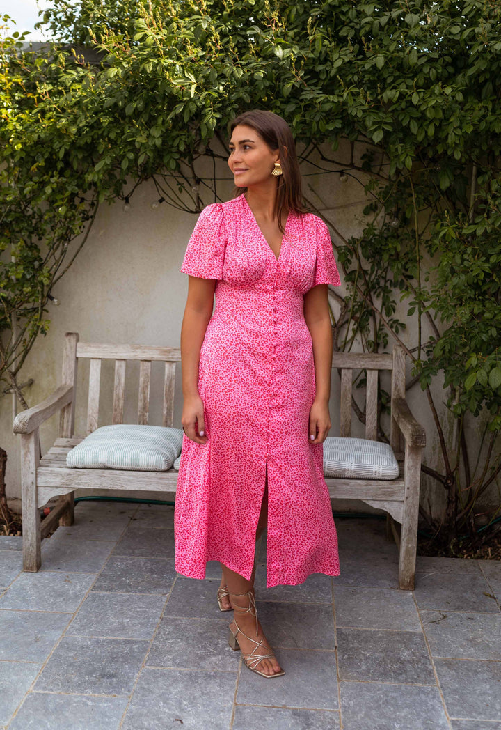 El vestido midi de leopardo - Lois