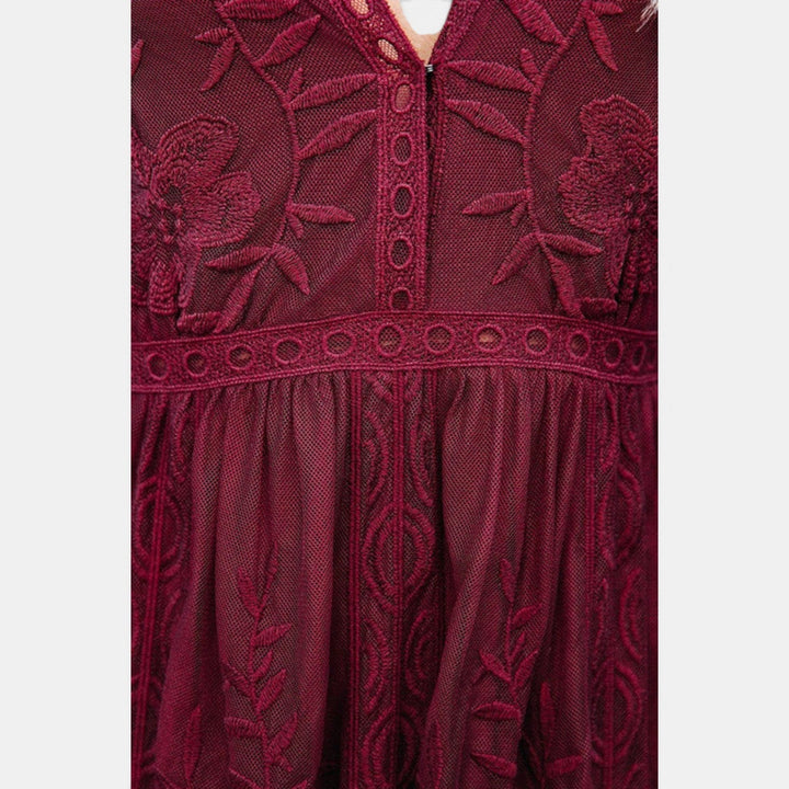 Vestido Largo Mujer Verano Cuello V